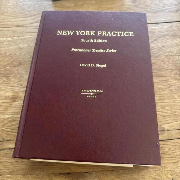 New York Practice (Practitioner's Treatise Series) by Siegel - Picture 1 of 6